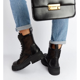 Bottines Waldeck transparentes noires le noir 3