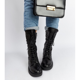 Bottines à talons Visalia ajourées noires le noir 3