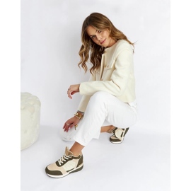 Baskets compensées Chestnut vertes 4