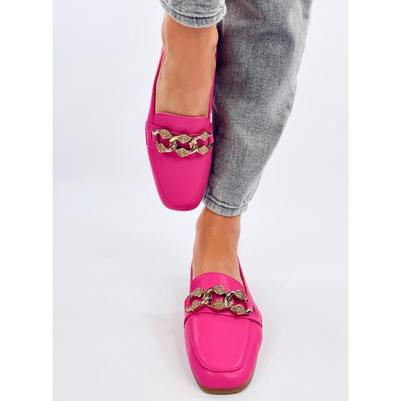 Mocassins femme Mauve Fuchsia rose 1