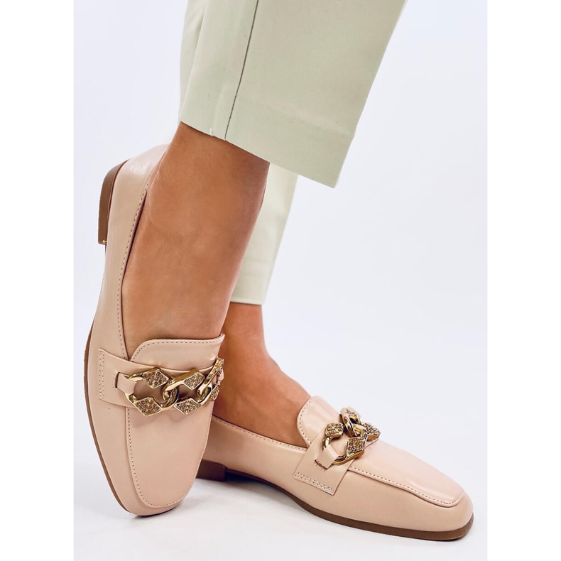 Mocassins femme Mallow Kaki beige 2