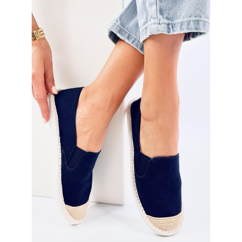 Espadrilles femme Alba Navy bleu 2