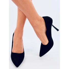 Escarpins en daim noir pour femme Camerin le noir 2