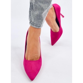 Escarpins Camerin Fuchsia en daim, femmes rose 2