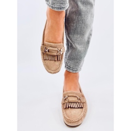 Mocassins femme Leif Kaki beige 1 Mocassins femme Leif Kaki beige 1