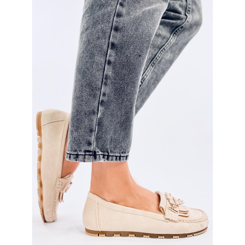 Mocassins femme Leif Beige 2