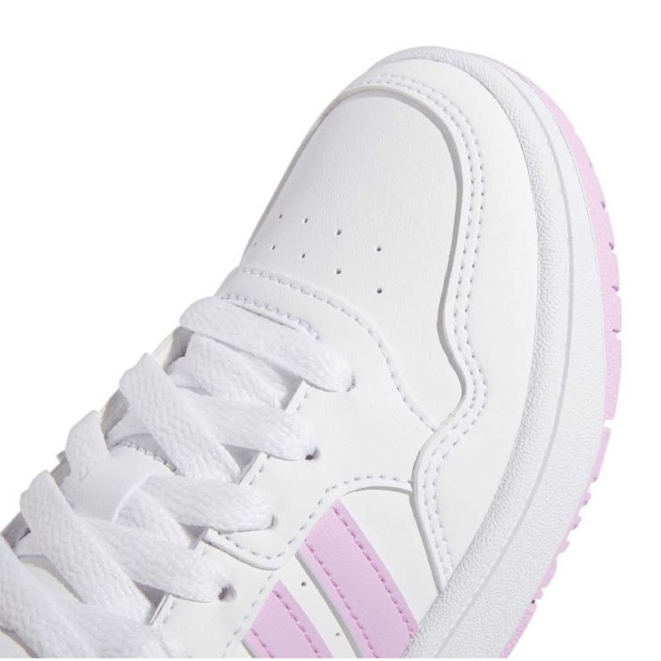 Chaussures Adidas Hoops 3.0 K IF2724 blanche 1