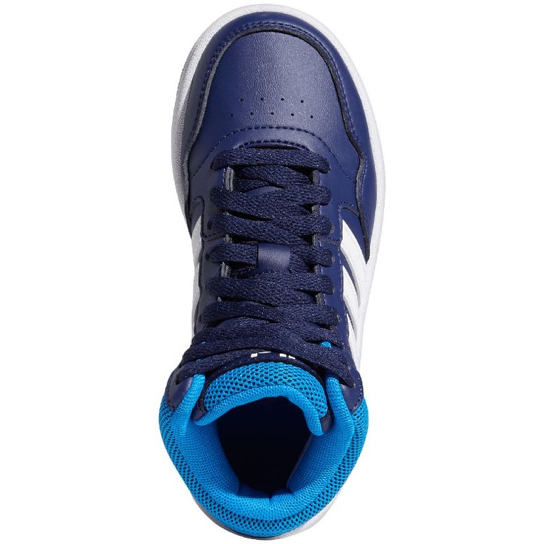 Chaussures Adidas Hoops Mid GW0400 bleu 1
