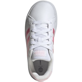 Chaussures Adidas Grand Court Lifestyle Tennis à lacets IG0440 blanche 1