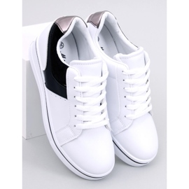 Tobey Baskets compensées noires blanche 1