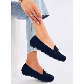 Mocassins femme en daim Trabei Noir le noir 3