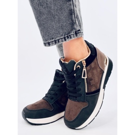 Telts Baskets compensées noires le noir 1
