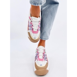 Baskets femme Vince Color Mix blanche 1 Baskets femme Vince Color Mix blanche 1