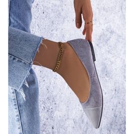 Ballerines grises vernies Thibault 1 Ballerines grises vernies Thibault 1