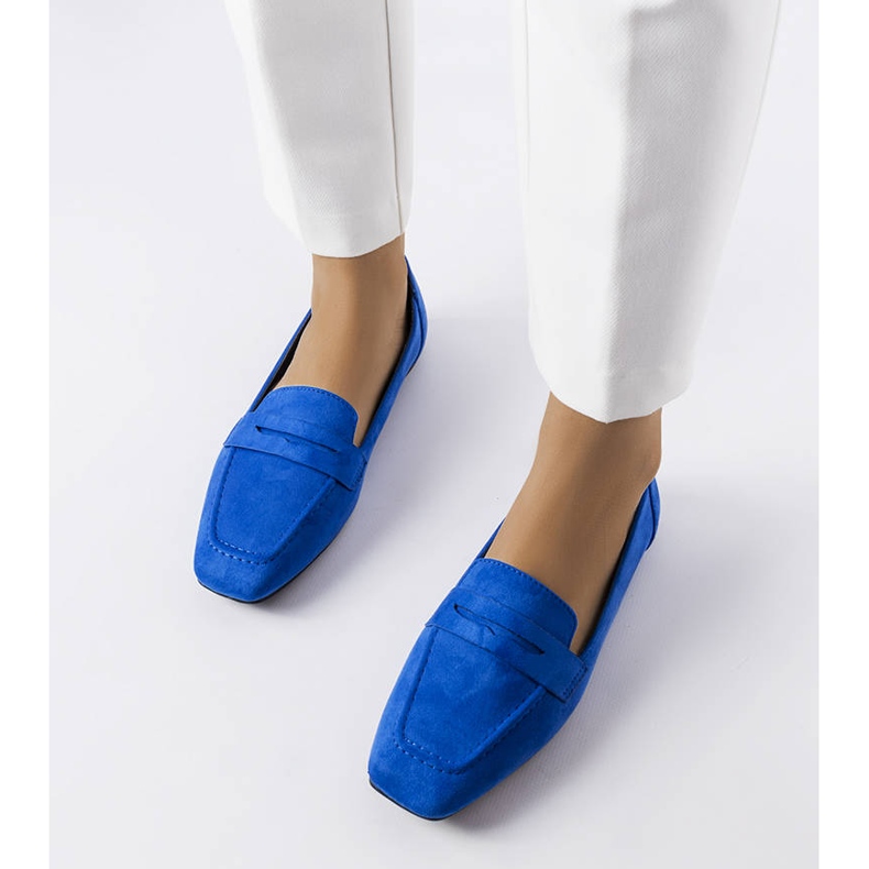Mocassins Thayerville bleus 1