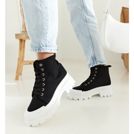 Bottines Obispo légères noires 1