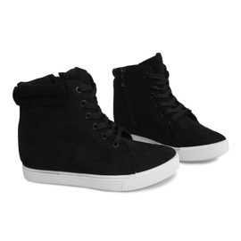 Baskets Compensées TL089 Noir le noir 1