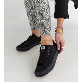 Baskets Rocky en tissu noir le noir 1