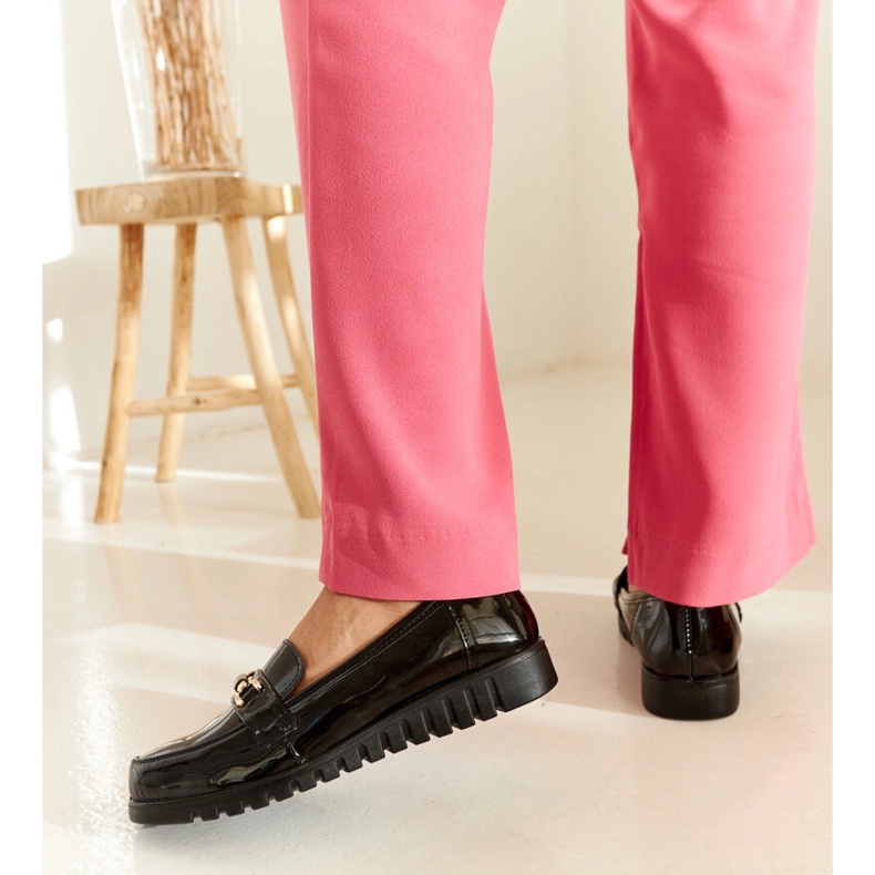 Mocassins Prussiens vernis noirs 1