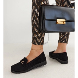 Mocassins Prussia en daim noir le noir 3