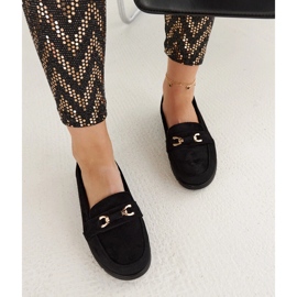 Mocassins Prussia en daim noir le noir 4