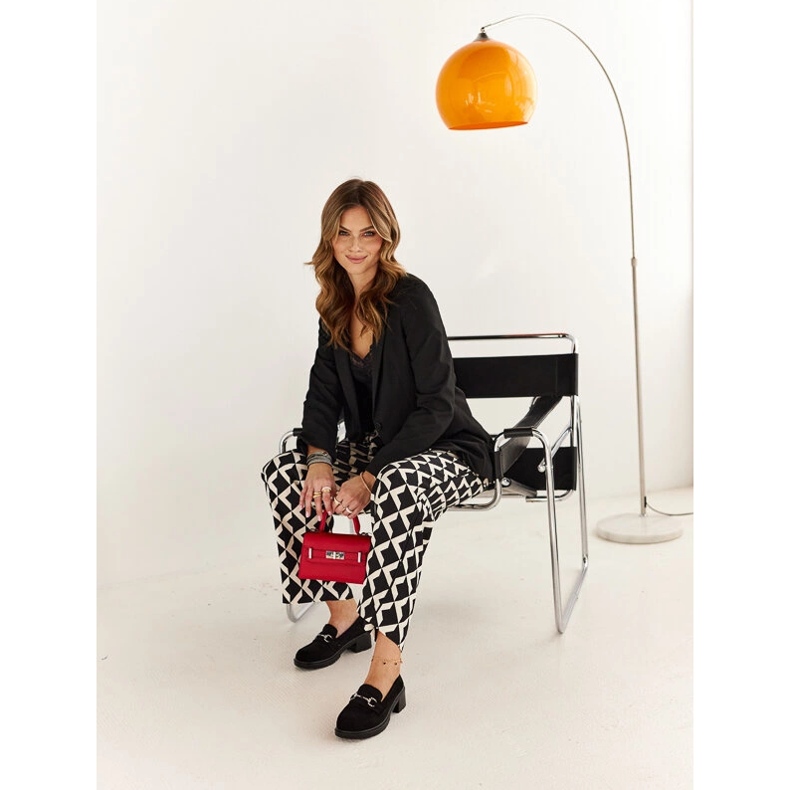 Mocassins Grisel en daim noir le noir 2