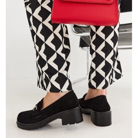 Mocassins Grisel en daim noir le noir 6