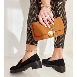Mocassins Tytti en daim noir le noir 3