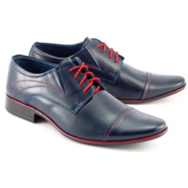 Olivier Chaussures habillées homme 238 bleu marine 2
