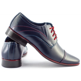 Olivier Chaussures habillées homme 238 bleu marine 3