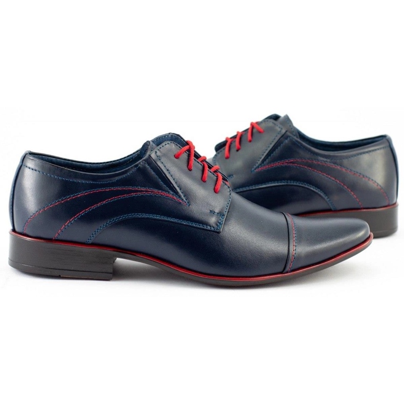 Olivier Chaussures habillées homme 238 bleu marine 4