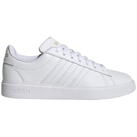 Chaussures Adidas Grand Court Cloudfoam Lifestyle Court Comfort W GW9213 blanc 1