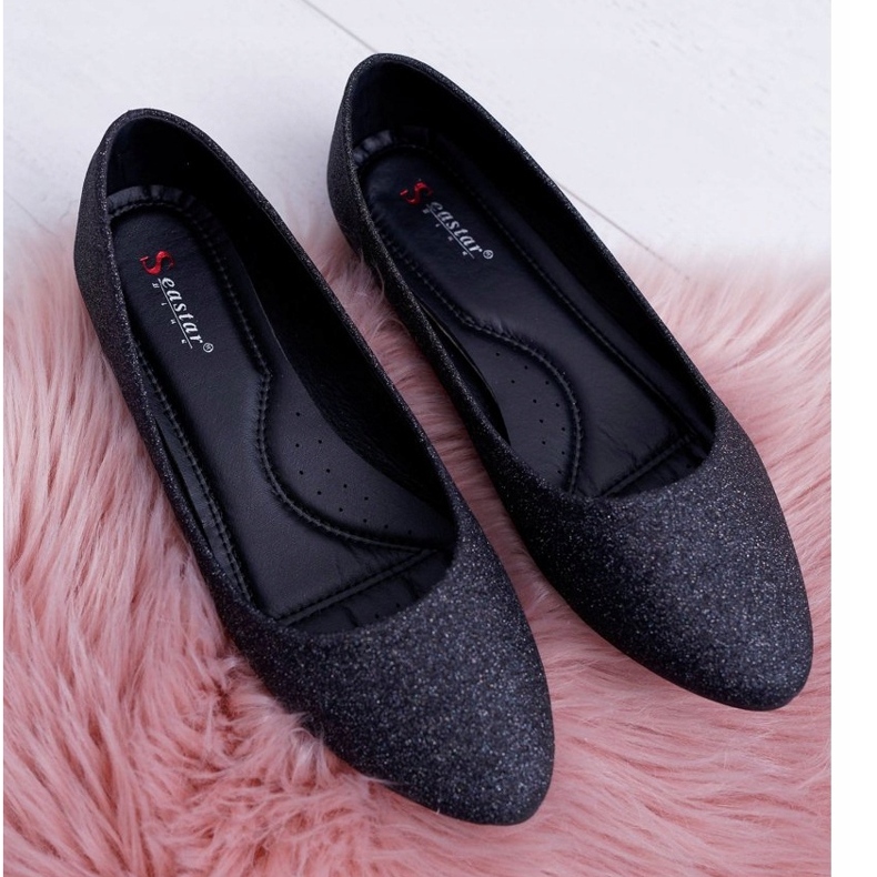 Seastar Ballerines Femme Glitter Noir Fifi 4