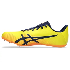 Asics Hypersprint 8 chaussures à pointes 1093A197 750 jaune 3