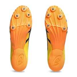 Asics Hypersprint 8 chaussures à pointes 1093A197 750 jaune 6