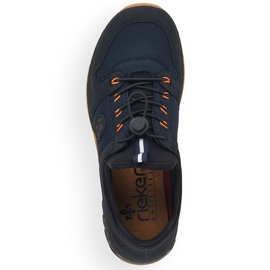Chaussures de sport à enfiler confortables pour femmes, bleu marine, Rieker M0564-14 2