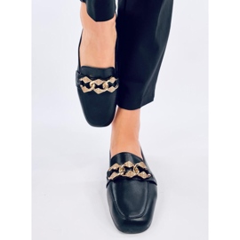 Mocassins femme mauve noir 1