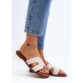 Tongs Découpées Femme Beige Lumossa 2 Tongs Découpées Femme Beige Lumossa 2