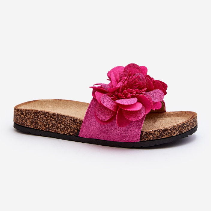 Tongs Femme À Fleurs Fuchsia Lulania rose 1 Tongs Femme À Fleurs Fuchsia Lulania rose 1