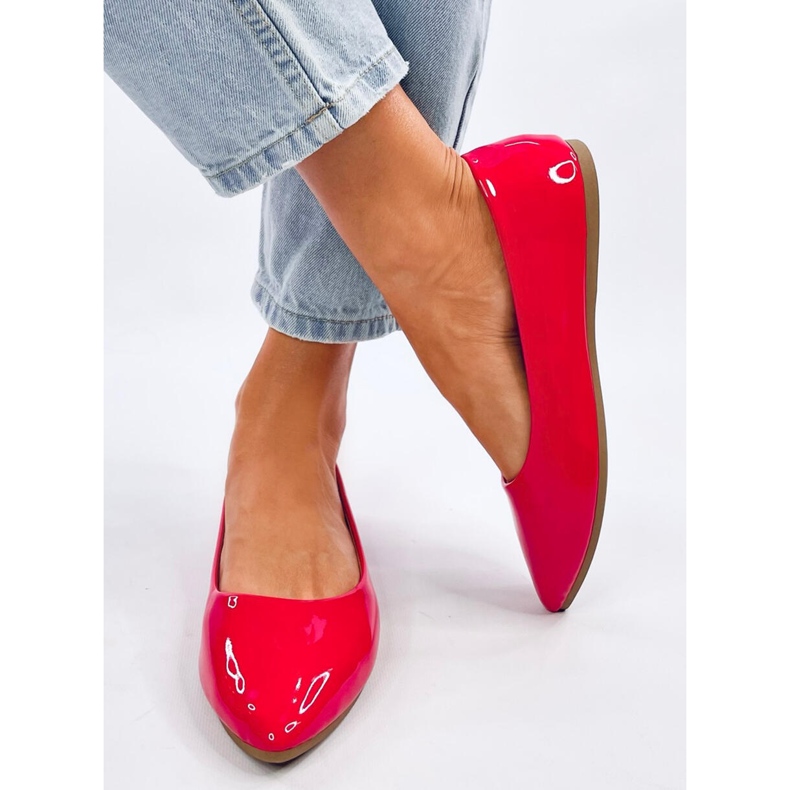 Xants Ballerines vernies rouges 2