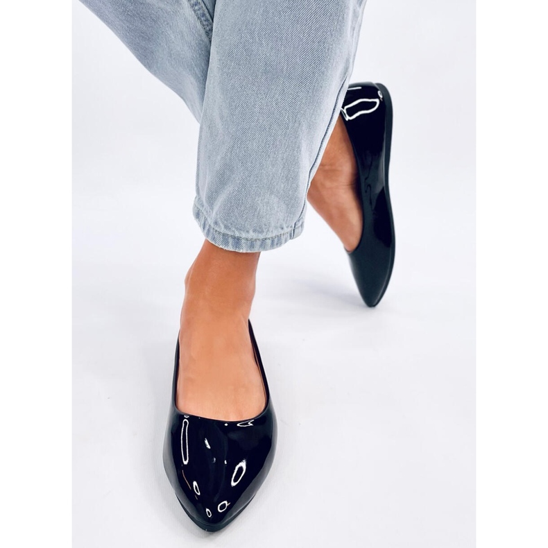 Xants Ballerines vernies noires 1