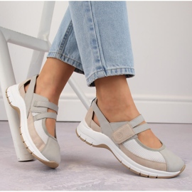 Chaussures confortables pour femmes avec velcro, multicolore Remonte D0G08-40 11
