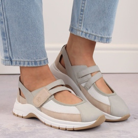 Chaussures confortables pour femmes avec velcro, multicolore Remonte D0G08-40 13