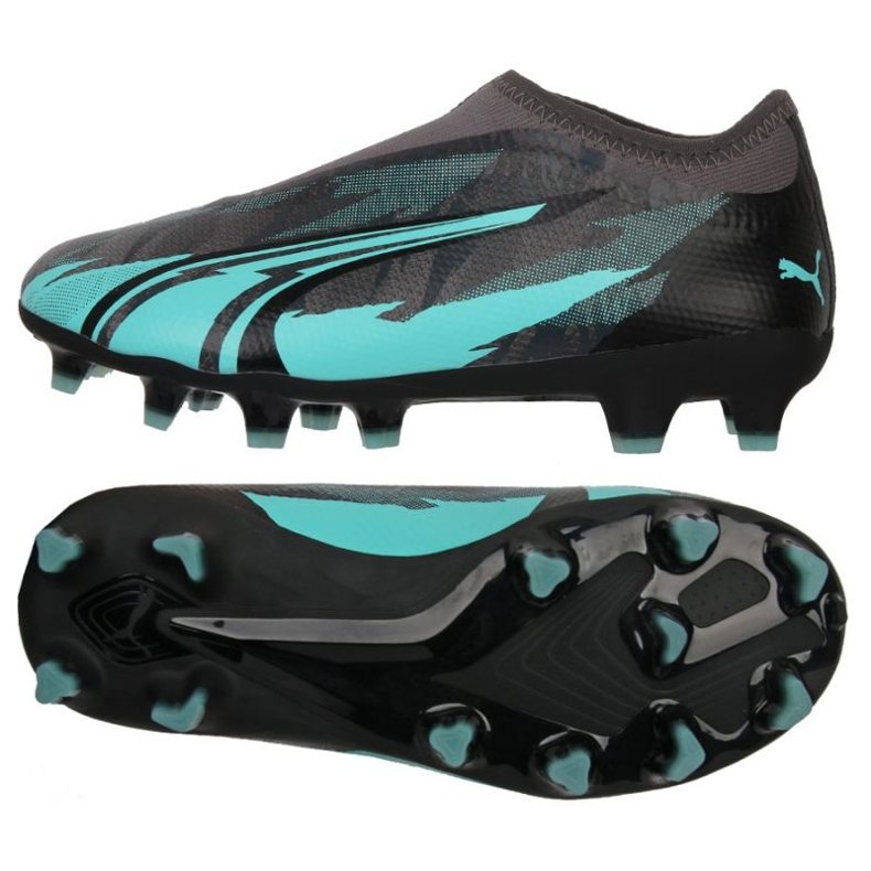 Chaussures Puma Ultra Match Ll Rush FG/AG Jr 107832-01 noir 1