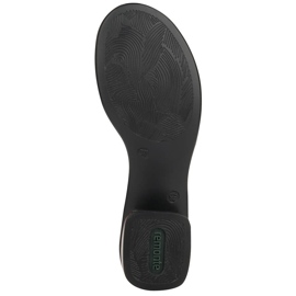 Sandales à talons hauts pour femmes confortables en cuir avec velcro Remonte R8770-01 le noir 14