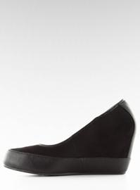 Escarpins compensés au style sportif 6088 noir 2