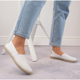 Espadrilles à enfiler blanches pour femmes Potocki 16308 2