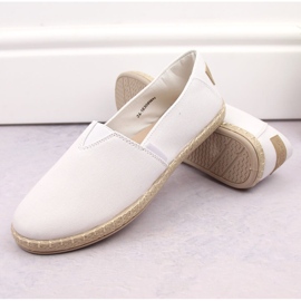 Espadrilles à enfiler blanches pour femmes Potocki 16308 6