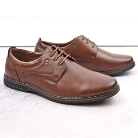 News Chaussures homme marron élégantes Unisoft Collection Homme 4092 brun 1