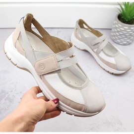 Chaussures confortables pour femmes avec velcro, multicolore Remonte D0G08-40 14